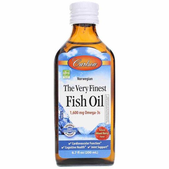 The Very Finest Fish Oil Liquid 1600 Mg Omega-3s, CL